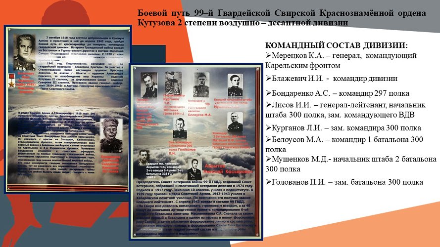 Боевой путь 99 гвардейской Свирской Краснознамённой ордена Кутузова 2-й степени воздушно-десантной дивизии